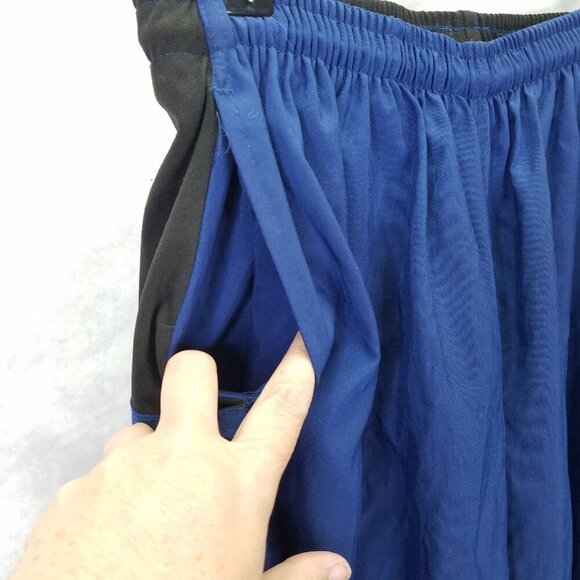 Aero Tech Designs Cycling Shorts Women's L Blue Nylon Shell Spandex Padded Seat - Picture 6 of 16